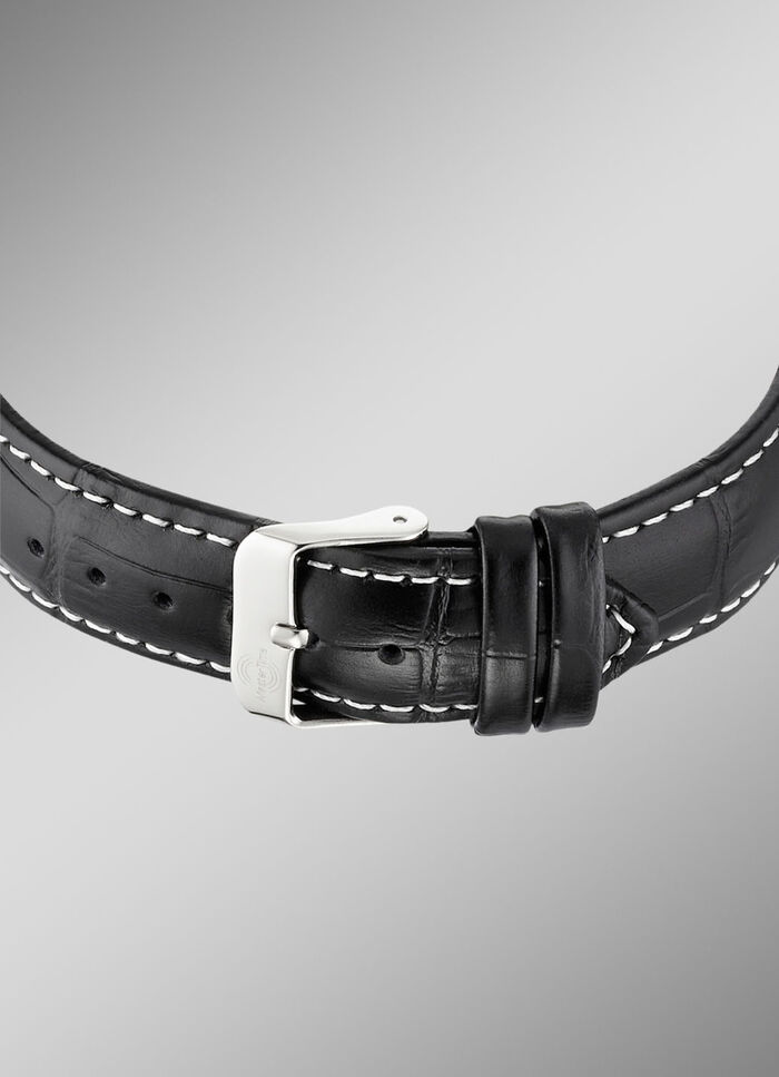 Master Time Funk-Herrenuhr mit Lederband 