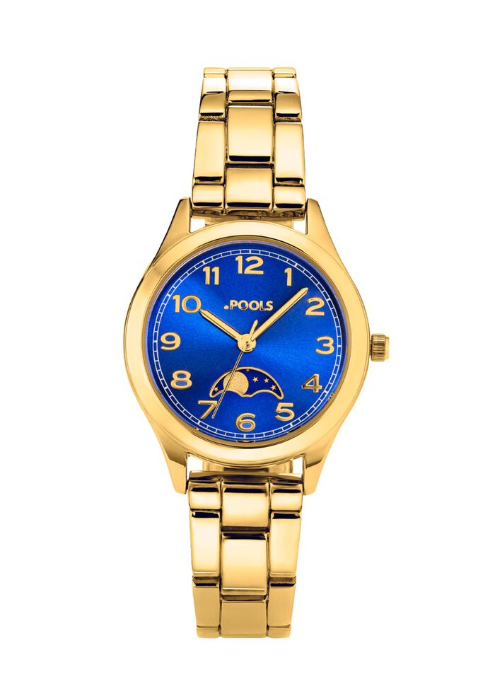 Quartz-Partneruhr von Pools mit Mondphasen 