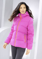 Jacke mit Windfangärmeln NEONPINK