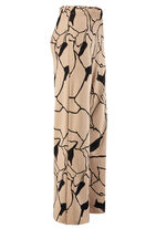 Hose in bequemer Weite SAND-SCHWARZ