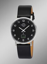 Funk-Damenuhr mit Lederband 