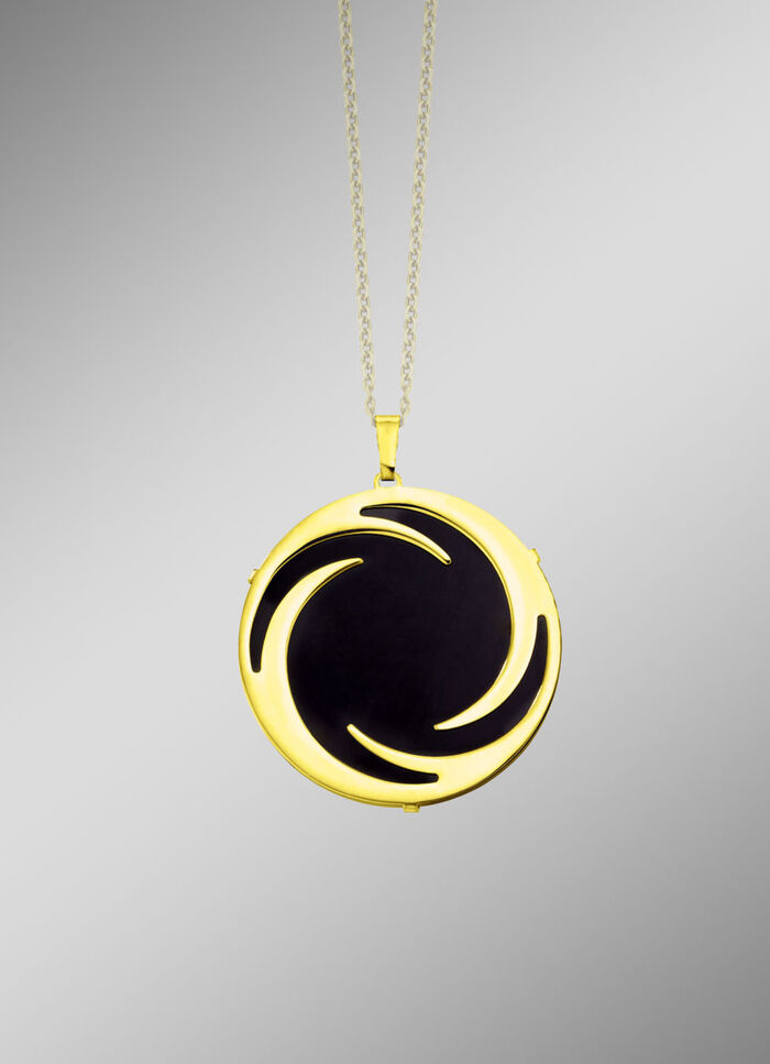 Moderner Anhänger mit Onyx 