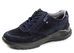 Trendige Damen-Schnürschuhe, Weite K, mit herausnehmbarem Fussbett DUNKELBLAU