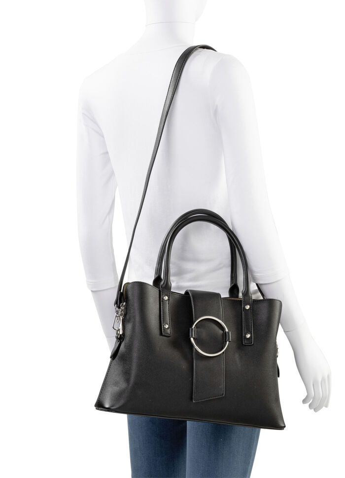 Collezione Alessandro Tasche mit Metallschmuck SCHWARZ