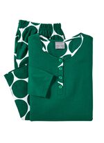 Zweierpack Schlafanz&uuml;ge mit Knopfleiste, langer Hose und Taschen 