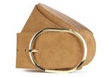 Veloursleder-Gürtel COGNAC