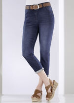 Jeans mit Push-up-Effekt DUNKELBLAU