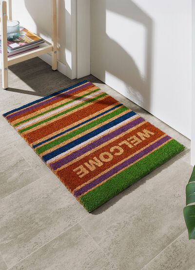 Fussmatte aus echten Kokosfasern 