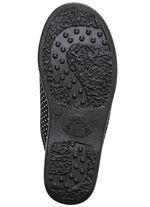 Zweierpack Pantoffeln aus gepunktetem Textilmaterial 