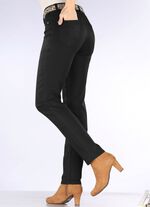 Hose in angesagter Leder-Optik SCHWARZ