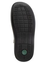 GINO GALANTE, bequeme Herren-Pantoletten, Weite H, aus Leder SCHWARZ-CHIANTI