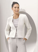 Jersey-Blazer mit Hakenverschluss 