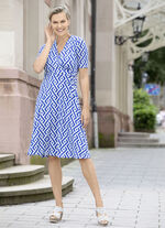 Kleid in raffinierter Wickeloptik 
