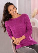 Pullover aus Friségarn 