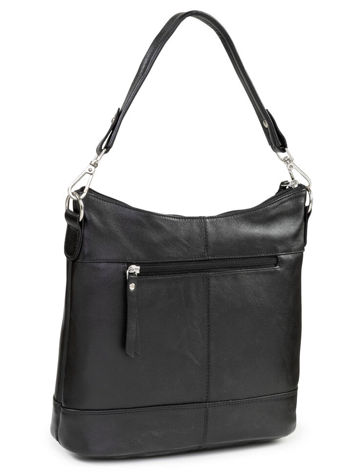 Laurina, Tasche, Damen, mit verstellbarem, abnehmbarem Umhängeriemen SCHWARZ