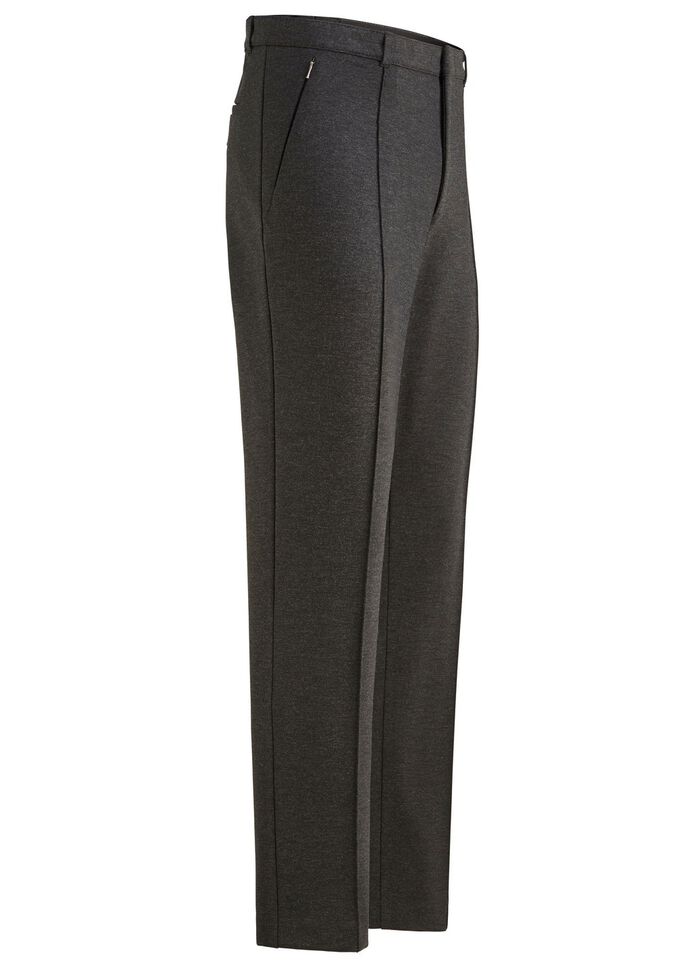  Modische &laquo;Klaus Modelle&raquo;-Hose mit Dehnbund in 4 Farben ANTHRAZIT MELIERT