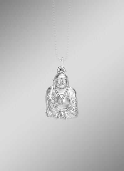 Buddha-Anhänger aus Silber 