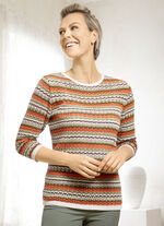 Pullover mit nachhaltig recycelter Baumwolle 