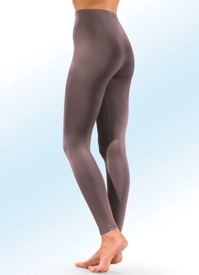 Zweierpack Leggings aus tragangenehmer Microfaser 