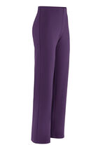 Jerseyhose mit ausgestellter Fußweite BROMBEER