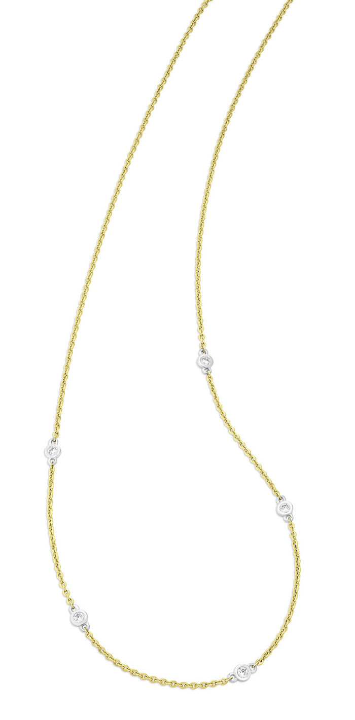 Wundervolle Halskette in Bicolor 