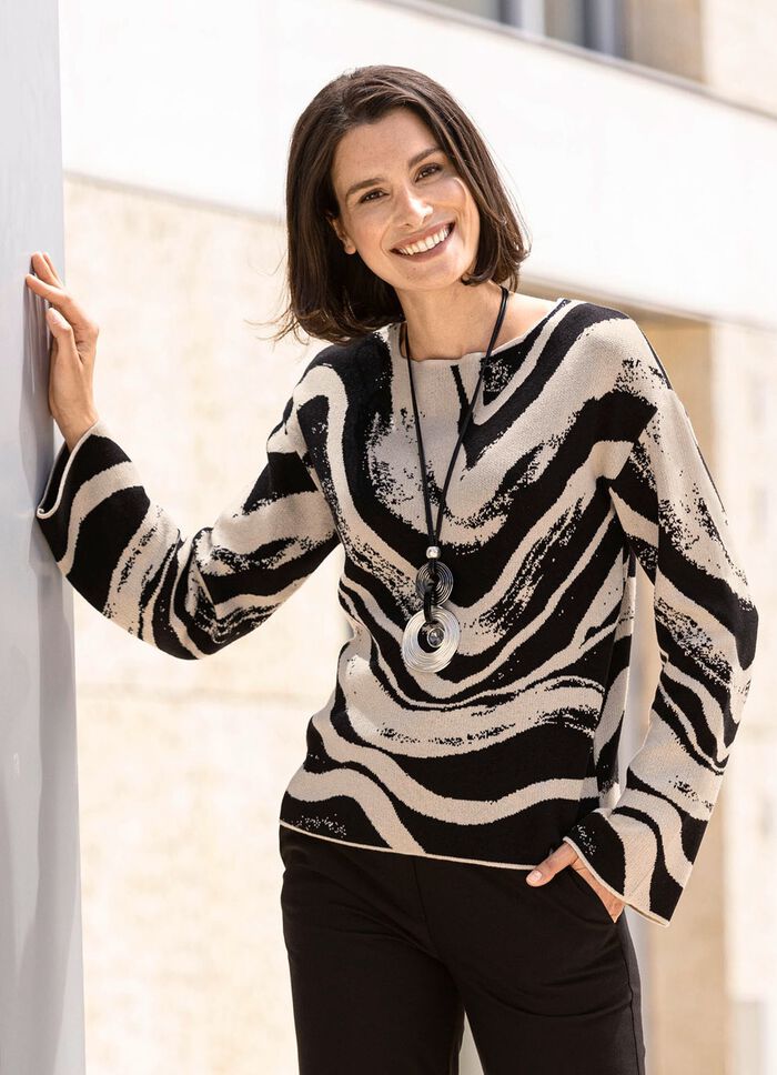 Pullover mit Jacquard-Dessin 