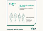 Mehrzonen-Komfortschaumkern-Matratze «max foam by fan» 