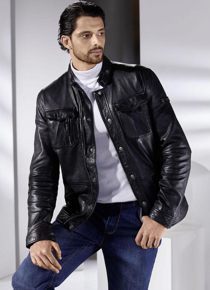 Lederkurzjacke von «Cabrini» 