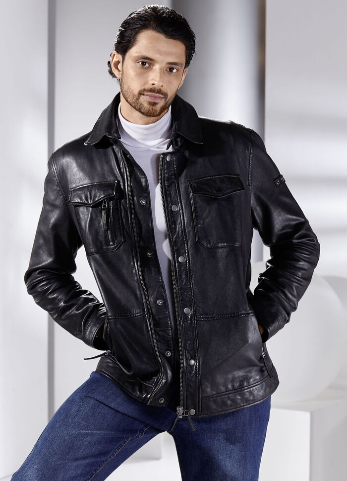 Lederkurzjacke von «Cabrini» 