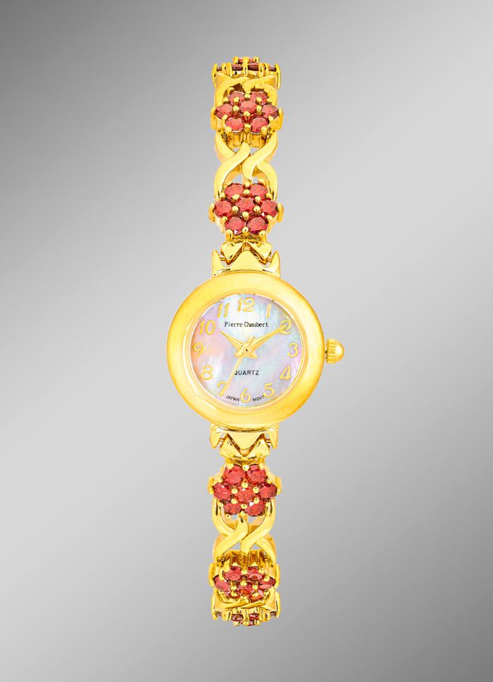Auffallende Quartz-Damenuhr der Marke Pierre Chaubert 