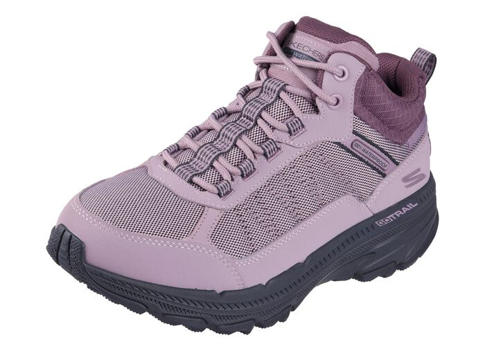 SKECHERS, sportliche Damen-Boots, mit herausnehmbarem Fussbett FLIEDER