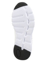 ELENA EDEN, stylische Damen-Sneaker, mit herausnehmbarem Fussbett WEISS-SCHWARZ