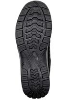 Sportliche Herren-Slipper, mit herausnehmbarem Fussbett SCHWARZ-GRAU