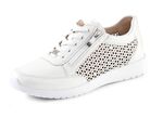 ELENA EDEN, sommerliche Damen-Sneaker, Weite G, mit herausnehmbarem Fussbett NATURWEISS