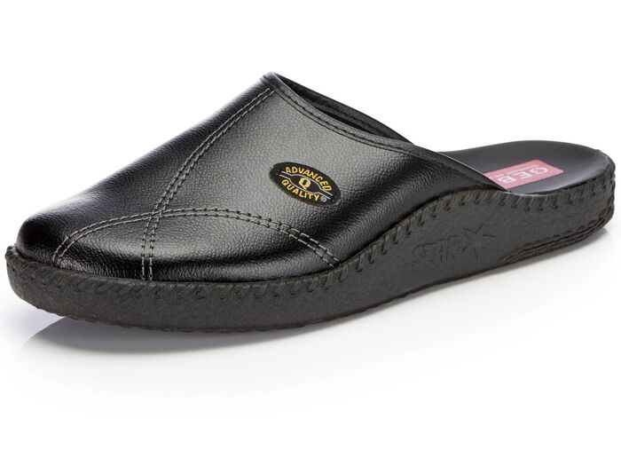 Klassische Herren-Pantoletten, mit anatomisch geformtem Fussbett 