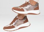Caprice, trendige Damen-Sneaker, Weite G, mit herausnehmbarem Fussbett 