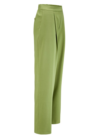 Hose mit Bundfalten in modischer Weite 