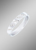 Platin Damenring mit Brillanten 