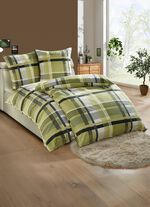 Microfaser Bettw&auml;sche-Garnitur mit Reissverschluss 