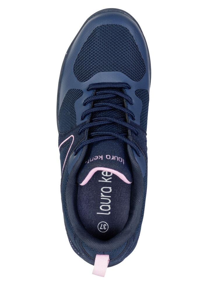 LAURA KENT, trendige Damen-Barfußschuhe, mit herausnehmbarem Fussbett MARINE-ROSA