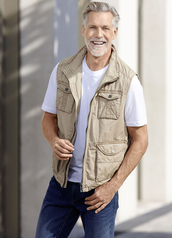 «Redpoint»-Gilet in 3 Farben DUNKELBEIGE
