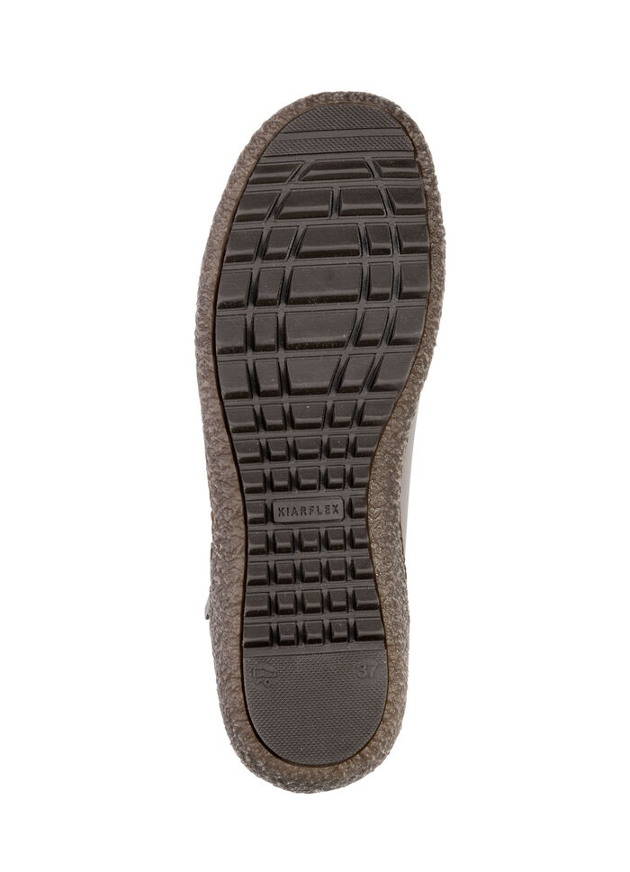 ELENA EDEN, bequeme Damen-Boots, Weite G, mit herausnehmbarem Fussbett GRAU-ALTSILBER