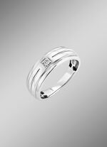 Herrenring aus Weissgold 
