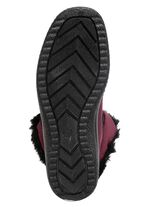 ELENA EDEN Stiefelette aus weichem Textilmaterial BORDEAUX