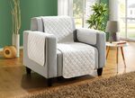 Couch- und Sesselschoner mit Anti-Rutsch-Beschichtung BEIGE