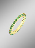 Memoire-Ring mit Smaragd 