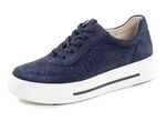 ELENA EDEN Sneaker aus feinem Veloursleder MARINE