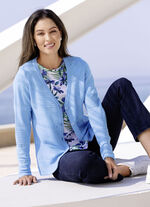 Strickjacke in Mustermix 
