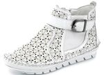 Gemini, sommerliche Damen-Stiefeletten, Weite G, mit herausnehmbarem Fussbett WEISS