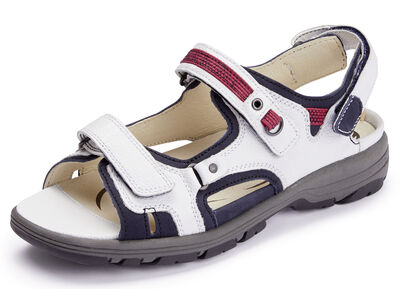 Waldläufer, sportliche Damen-Sandalen, Weite H, mit herausnehmbarem Fussbett 